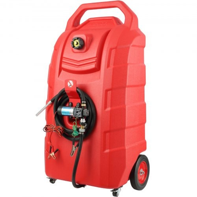 #ad #ad HOT Fuel Caddy32 GallonPortable Fuel Storage Tank On Wheelsw 12V DC Transfe $384.86