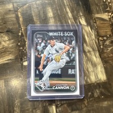 2024 TOPPS UPDATE US347 JONATHAN CANNON ROOKIE CHICAGO WHITE Sox