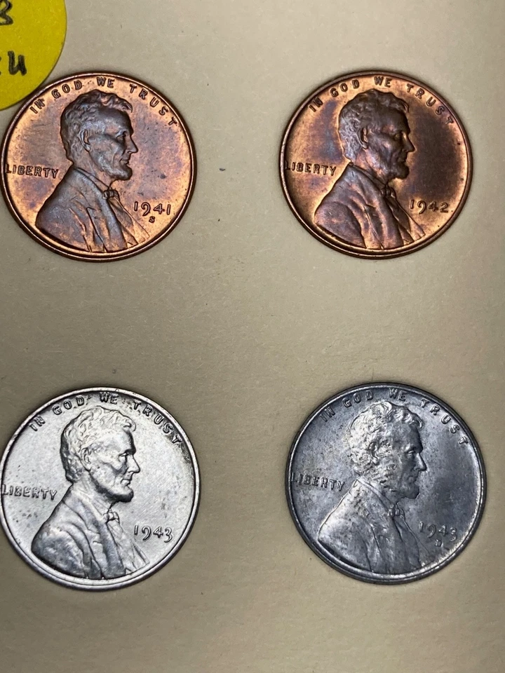 JUEGO ÁLBUM CENTAVOS DE TRIGO LINCOLN 1941-1958 51 FECHA/MINTAS DIFERENTES AU-BU Foto 4 de 4