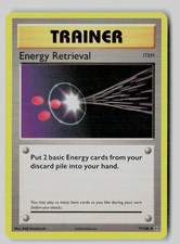 Energy Retrieval 77/108 Uncommon Evolutions Pokemon NM