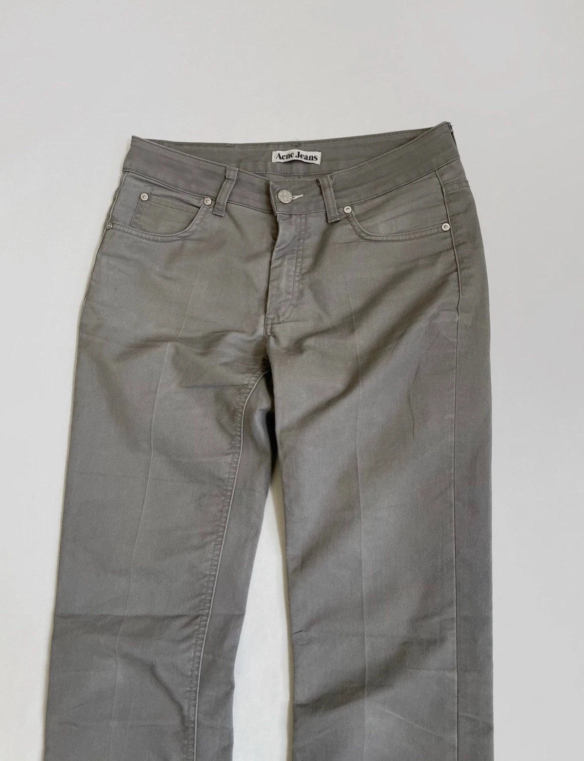 Acne Studios pantalone skinny grigio uomo taglia 30x32