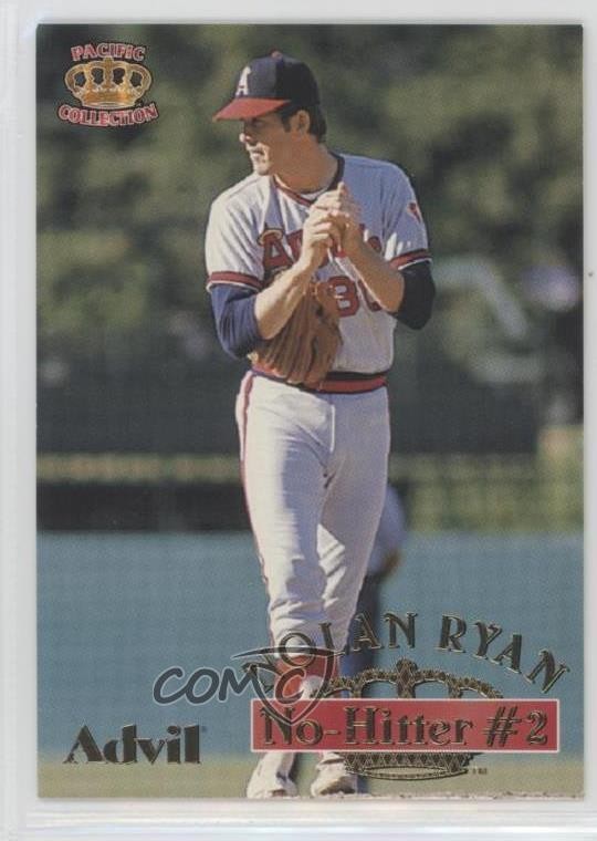 1996 Pacific Crown Collection Advil Nolan Ryan Nolan Ryan #6 HOF 0q3