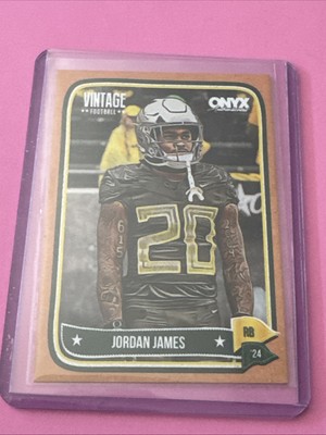 2024 Onyx Vintage #/75 Orange Jordan James Oregon Ducks