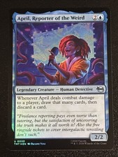 MTG Teenage Mutant Ninja Turtles April, Reporter of the Weird Foil 0030 NM