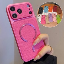 For iPhone 17/16/15 Pro Max Magnetic Shockproof Camera Lens Protection Slim Case