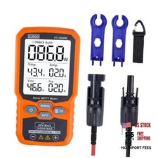 Solar Panel Tester MPPT Meter - 1000W Max Power, 80V/35A PV Module FT-1000W