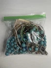 Vintage to modern costume jewelry grab-bag lot. 13oz.