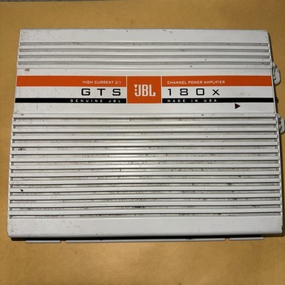 値下げ❗JBL GTS 180X パワーアンプ 2ch ウーハー　ブリッジ JBL GTS 180X Car Amplifier – Vintage JBL Grand Touring Series 2