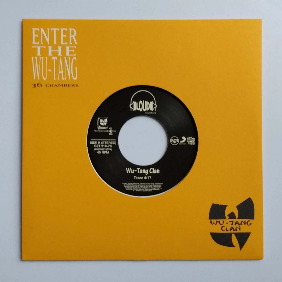 WU-TANG CLAN、NAS 限定ピクチャー 7inch HipHop Wu-Tang Clan 7