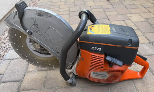 Husqvarna K770 Concrete Cutoff Saw 14" w/ Tacti Cut S50 Diamond Blade