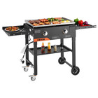 Gas Griddle, 2 Burner Flat Top Grill, 28 Inch Grill Plate Foldable Propane Gridd