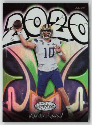 2020 Panini Certified Graffiti Jacob Eason #2020-JE RC Indianapolis Colts