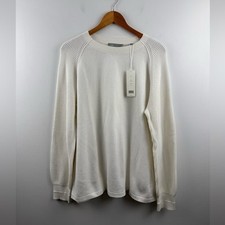 NWT Vince Women Ralgan Cotton Sweater Size XL read