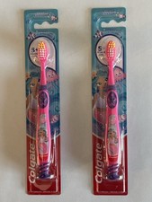 Two Pack Of Colgate Extra Soft Kids Toothbrushes Pink Purple For 5 Years