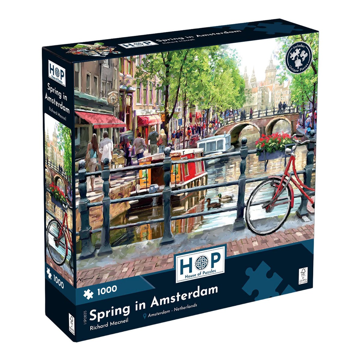 House of Puzzles ""Spring in Amsterdam""  1000pc Jigsaw Puzzle