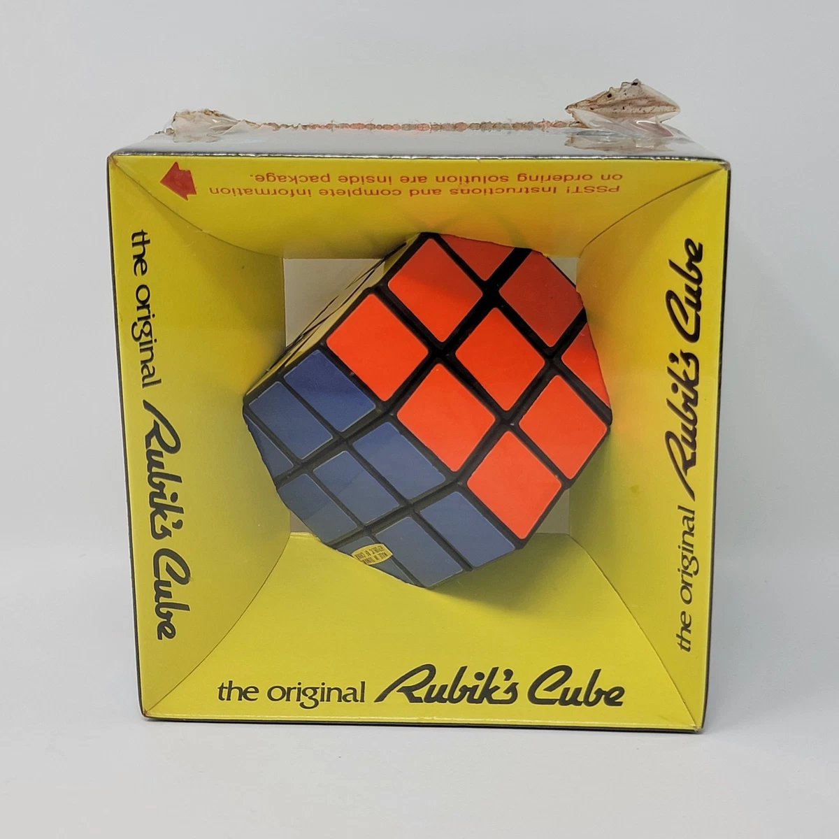 Vintage 1980's Original Rubik's Cube Puzzle Toy ~ Ideal No. 2164-2 Vintage 1980's Original Rubik's Cube Puzzle Toy ~ Ideal No. 2164-2