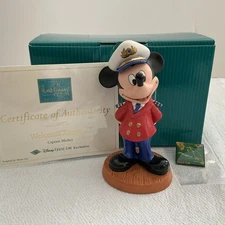 WDCC Captain Mickey “Welcome Aboard!” Artist Signed w/ Pin