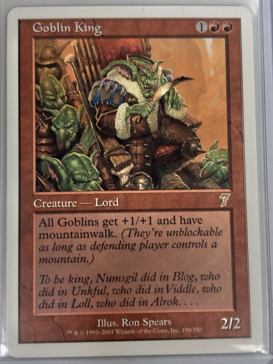 Preços baixos em Goblin King Magic: The Gathering Jogos de cartas
