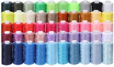 Lot of 50 Different Colors 100 Polyester Sewing Thread Spools