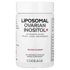 Liposomal Ovarian Inositol+, 120 Vegetable Capsules