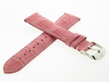 BRAND NEW Genuine Michele 18mm Pink Alligator Watch Band Strap