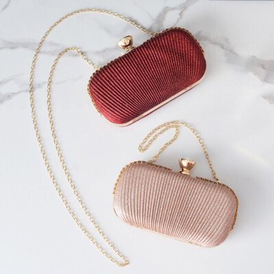 Damen Umhängetasche Handtasche Glitzer Strass Tasche Clutch Kette