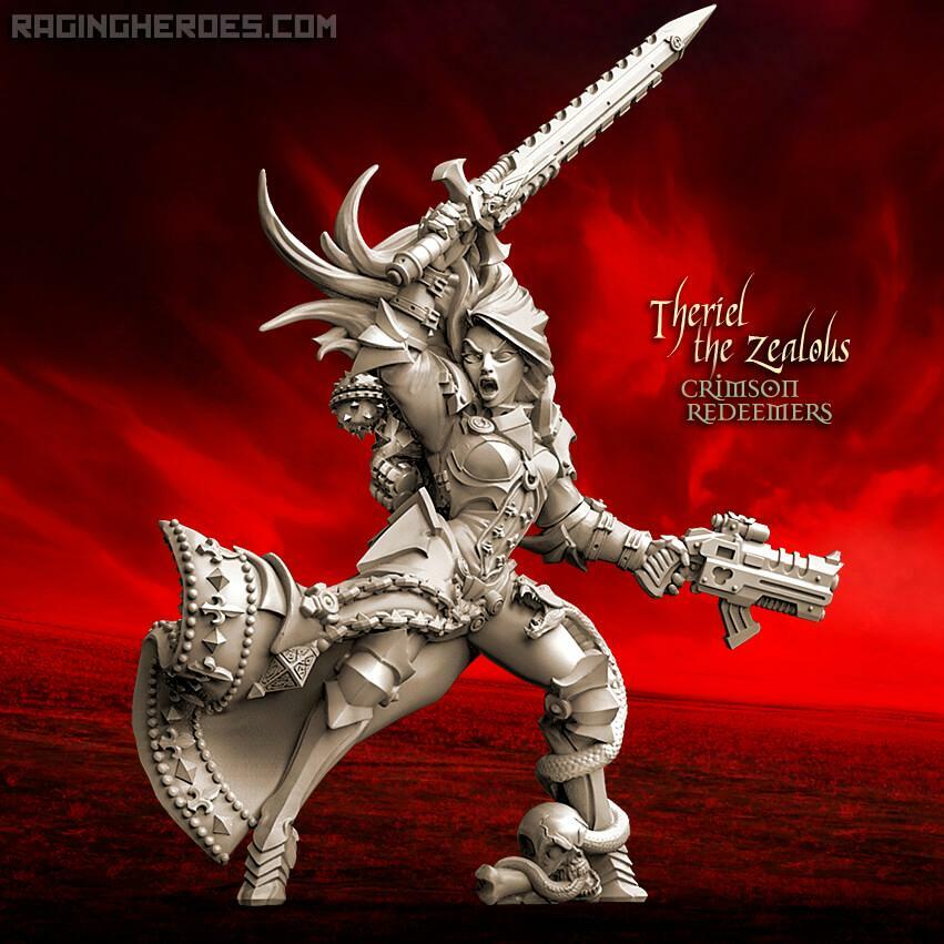 Неистовые герои Сестры из приюта Багровые искупители Териэль Ревностная 28м 3390₽