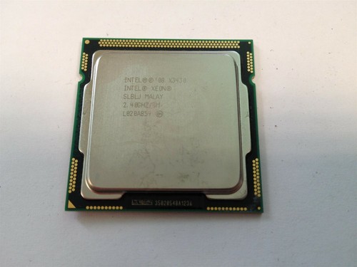 SLBLJ - INTEL CPU XEON X3430 QC 2.4GHz/2.5GT 8MB… - Picture 2 of 4