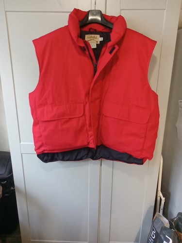 Vintage Cabela's Goose Down Filled Vest Men's Size 3 XL - Picture 1 of 4