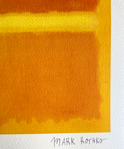 Mark rothko Lithograph COA Original Signed Op Numbered Pencil 180 Copies - Picture 6 of 10