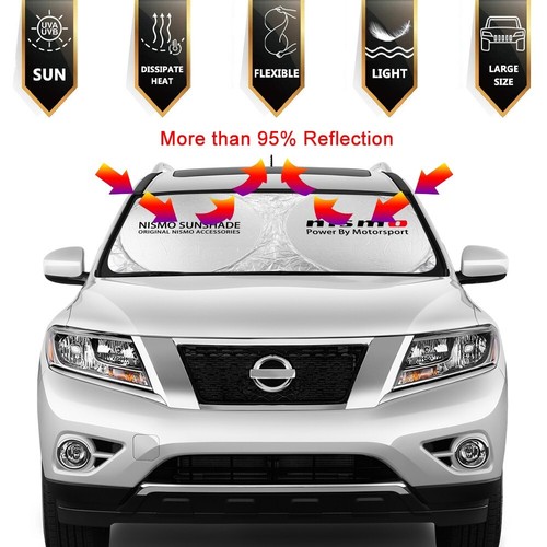Nissan Nismo Sunshade Sun Shade Windscreen Cover Car Cover - Foto 7 di 7
