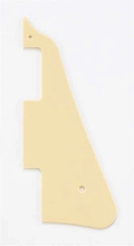 NEW - Pickguard For Gibson Les Paul, Les Paul Custom, 1-Ply - CREAM