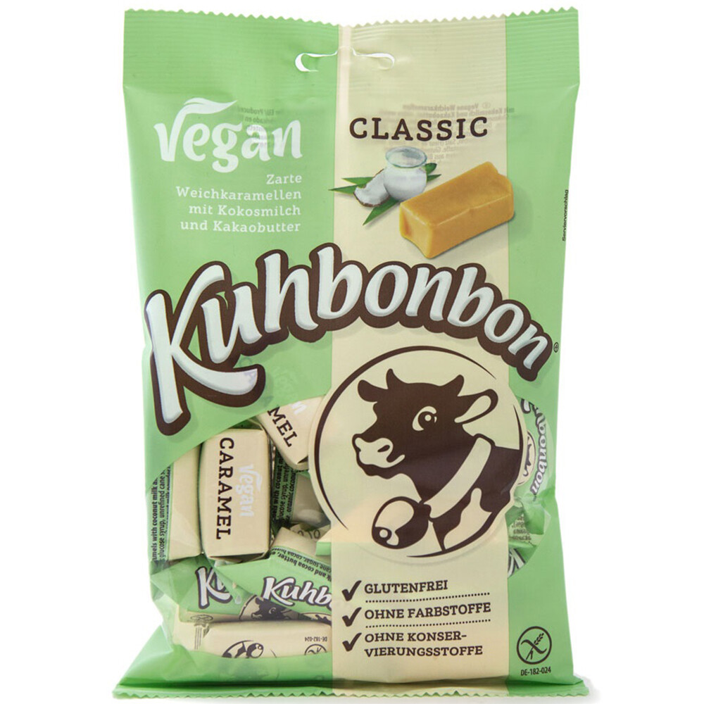 Kuhbonbon Caramel vegan 165g im Beutel