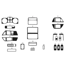 Wood Look Dash Trim Kit for Mitsubishi Pajero 2001-2004 Auto Interior Panel