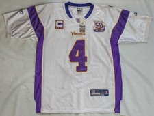 NWT VINTAGE REEBOK 1961-2010 MINNESOTA VIKINGS #4 FAVRE FOOTBALL JERSEY SIZE 52?