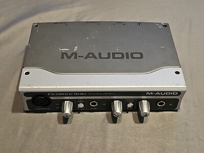 M-Audio FireWire Solo Audio Interface Home Studio Music Recording Gear Unit