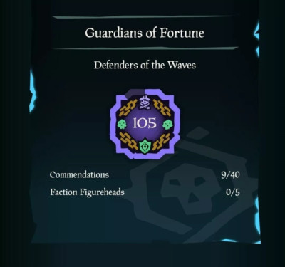 Sea of thieves Boost 0-105 lvl PVP Guardians of the Fortune  | Custom Order