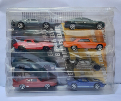 MATTEL FAST & FURIOUS 1:55 SCALE ELITE DIECAST 8-CAR PACK BRAND
