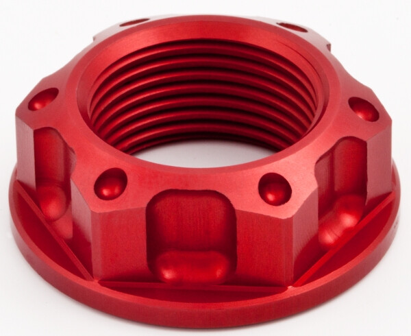 Lenkmutter Rot Aus Ergal Evotech FüR CB 600 F Hornet 1998 1999 2000 2001 2002-image