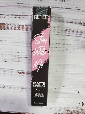 Renee Cosmetics Stay With Me Matte Lip Color 5ml - 21 Love Of Lavender - US SELL