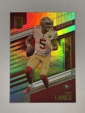 TREY LANCE 2022 Panini Donruss ELITE Football San Francisco 49ers #98