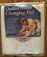 NEW Vtg Baby Portable Folding Diaper Travel Changing Pad Waterproof w ClearPouch