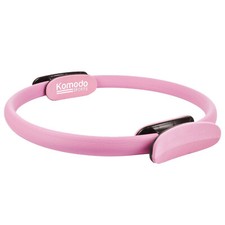 Pilates Ring Yoga Fitness Double Handled Exercise Circle Gym Resistance Wheel