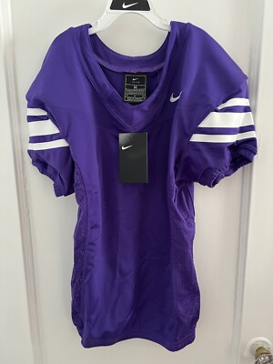 Size Kids M Nike Stock Vapor Pro Football Jersey Boys Purple CI3909-546 MSRP $70
