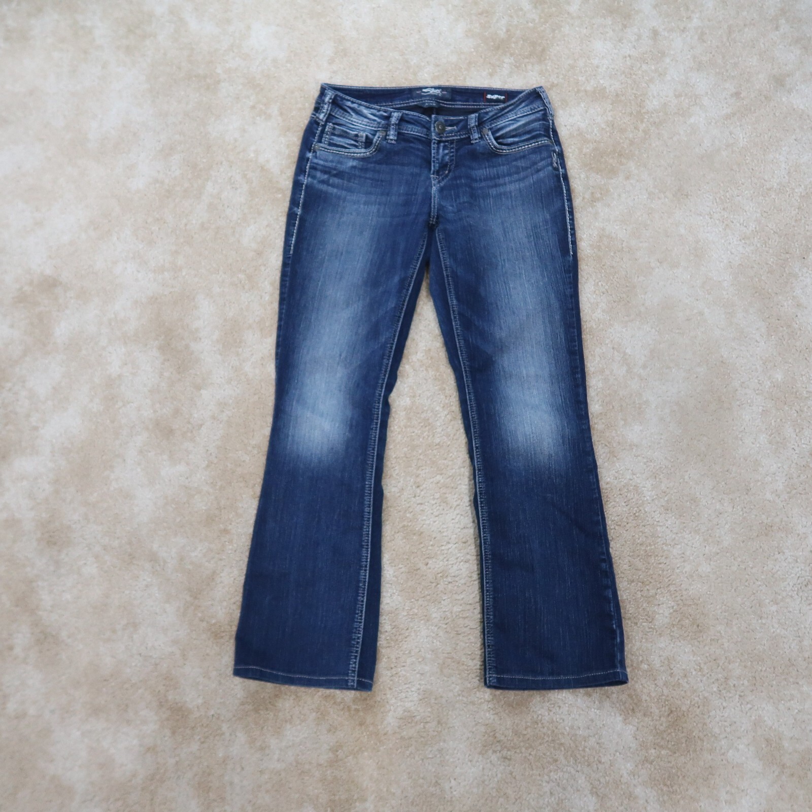 Silver Jeans Aiko Bootcut Jeans Women's 28 Blue Stretch Denim Pants