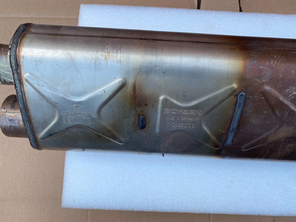Porsche 997 Turbo S Endschalldämpfer exhaust muffler 99711102732 