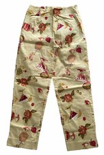 Midnight Velvet Cotton/Spandex Pants with Side Zip Closure: Size 8, Made In USA