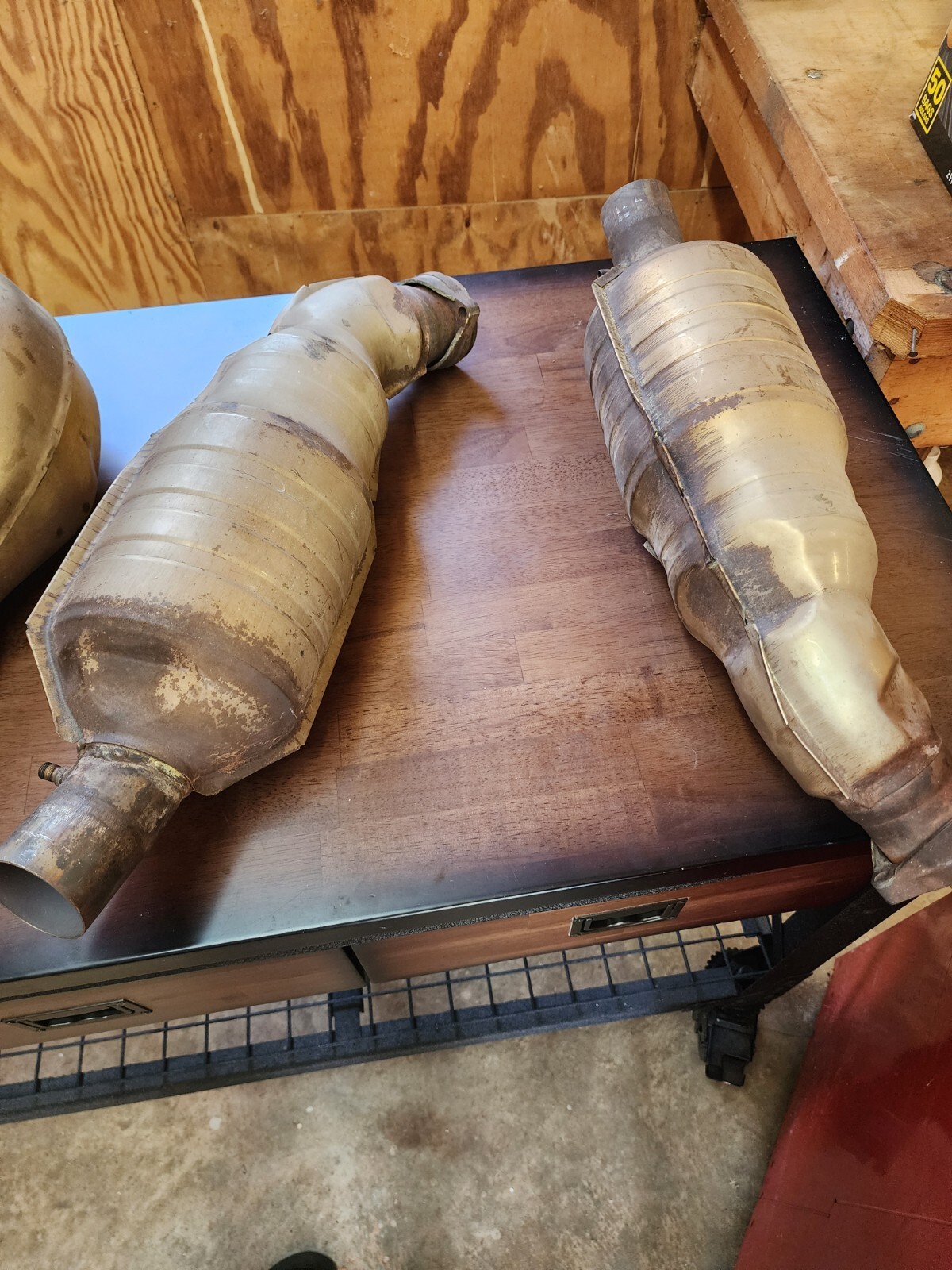 Ferrari exhaust, headers, and catalytic converters from 2002 Ferrair 360 Modena