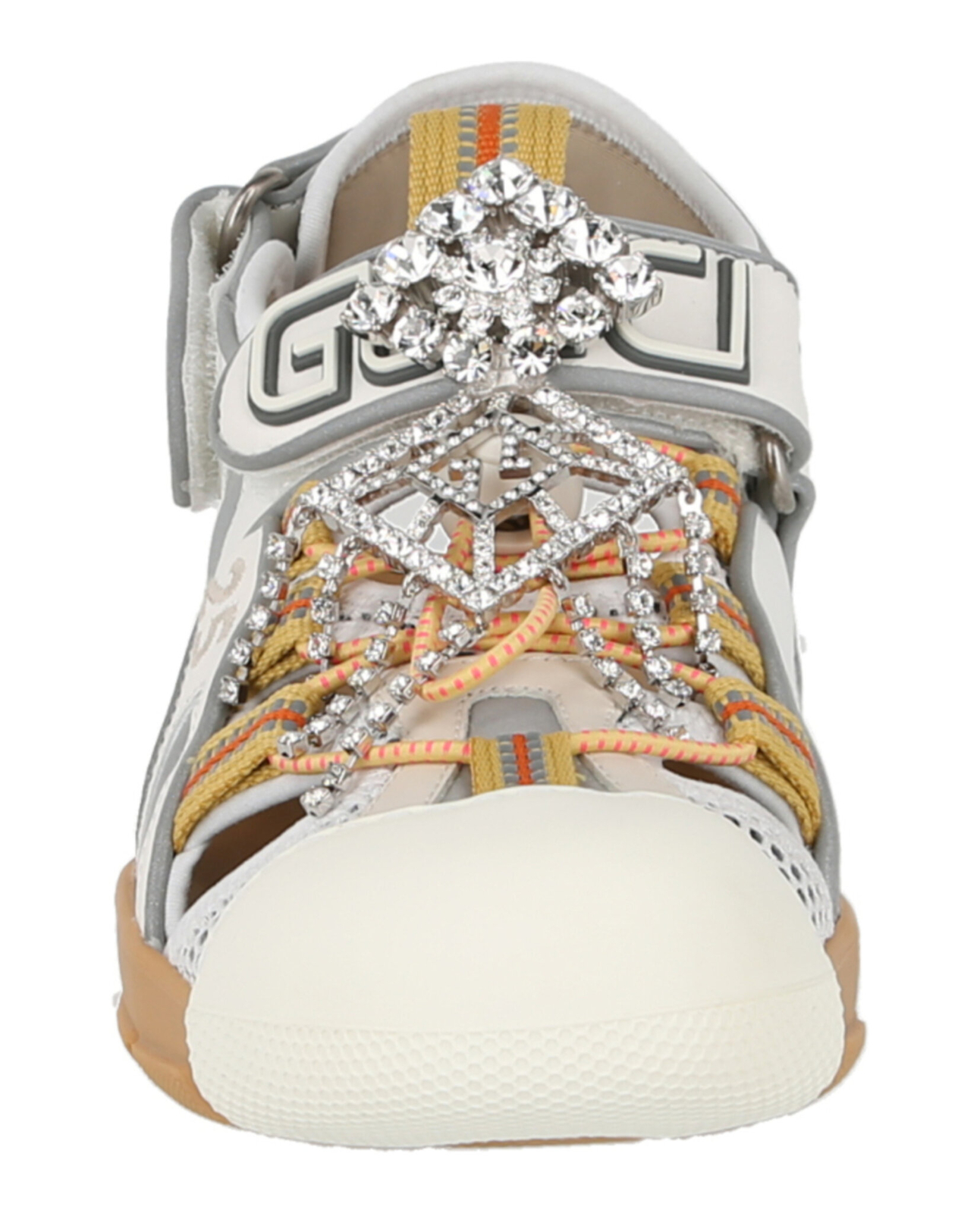 Gucci Womens Mesh Fabric Tinsel Sport Sandals eBay