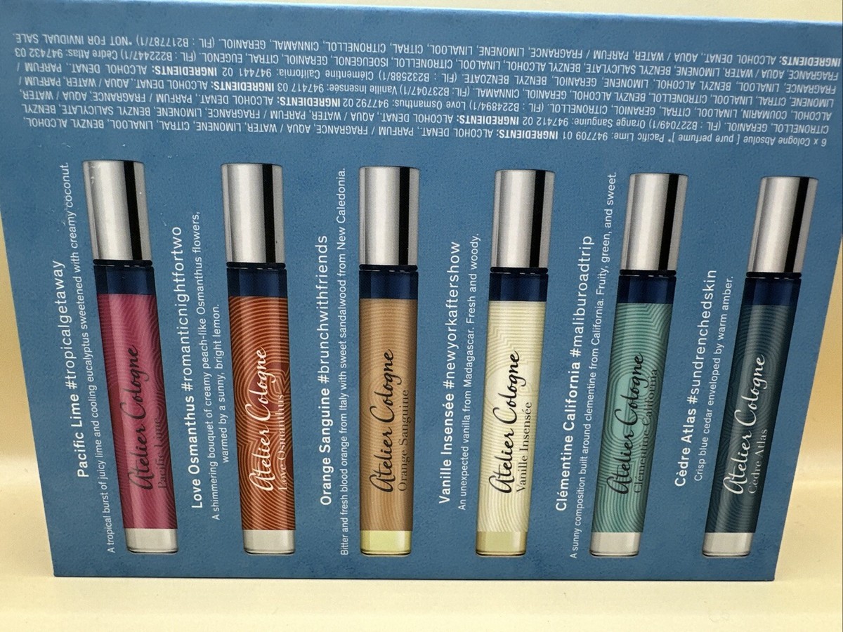 Atelier Cologne Perfume Wardrobe a Collection of 7 See